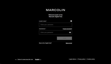 marcolin digital hub login.